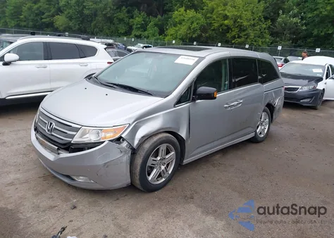 2012 Honda Odyssey Touring/Touring Elite from USA, damaged, VIN 5FNRL5H92CB040598